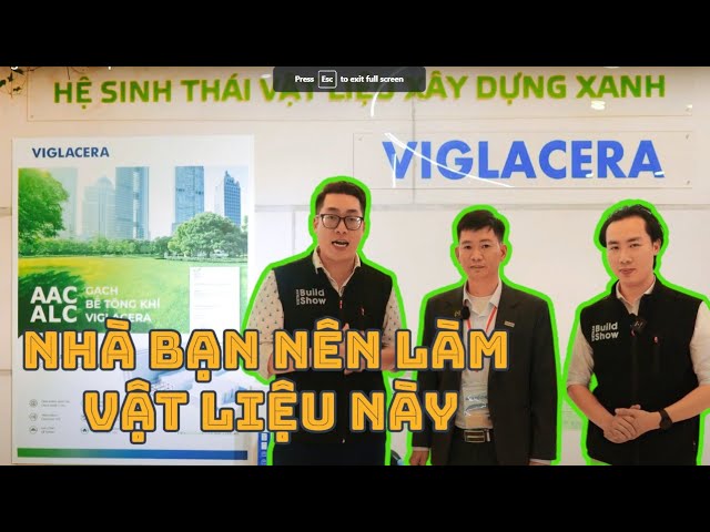 Bê tông khí chưng áp Viglacera – Bùng nổ hiệu suất