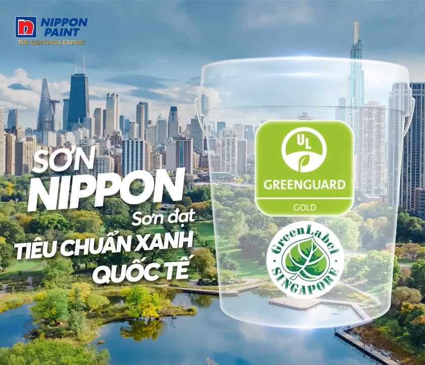 Cách Nippon Paint hỗ trợ các công trình xanh, đạt tiêu chuẩn LEED.